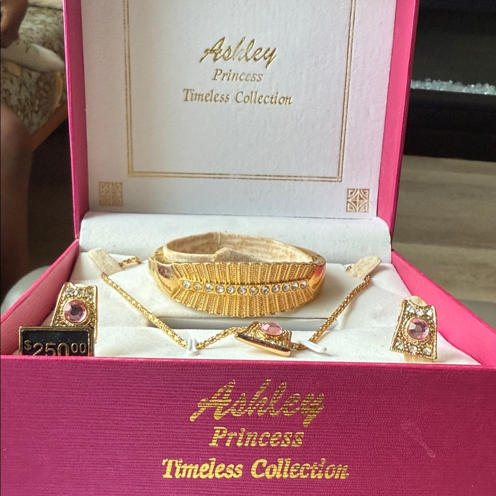 Ashley By 26 International Gold and Pink Bracelet Collection